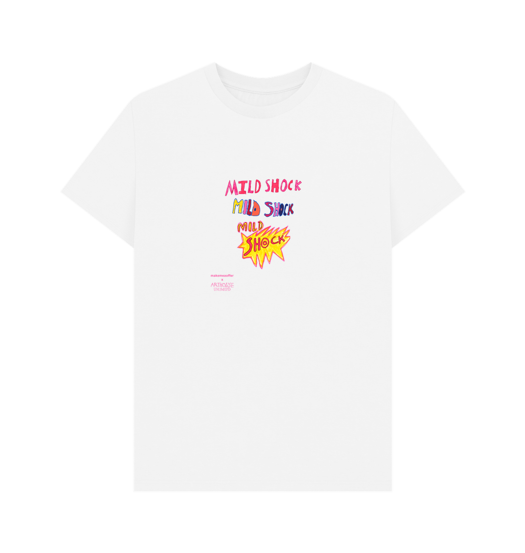 White Printed T-shirt Front