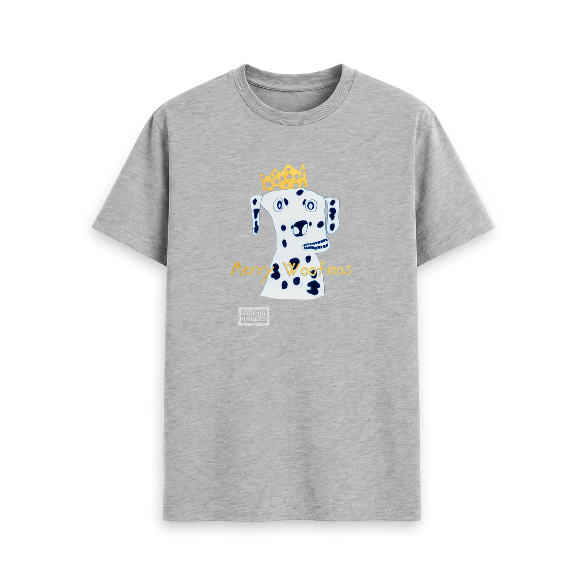 Athletic Grey Printed T-shirt Front