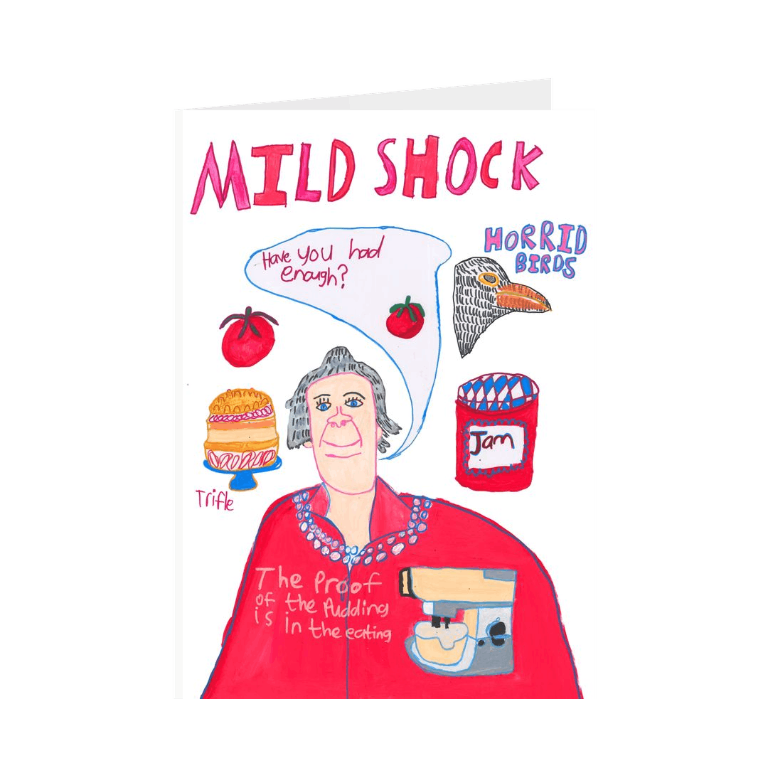 White Printed Greetings Cards Front