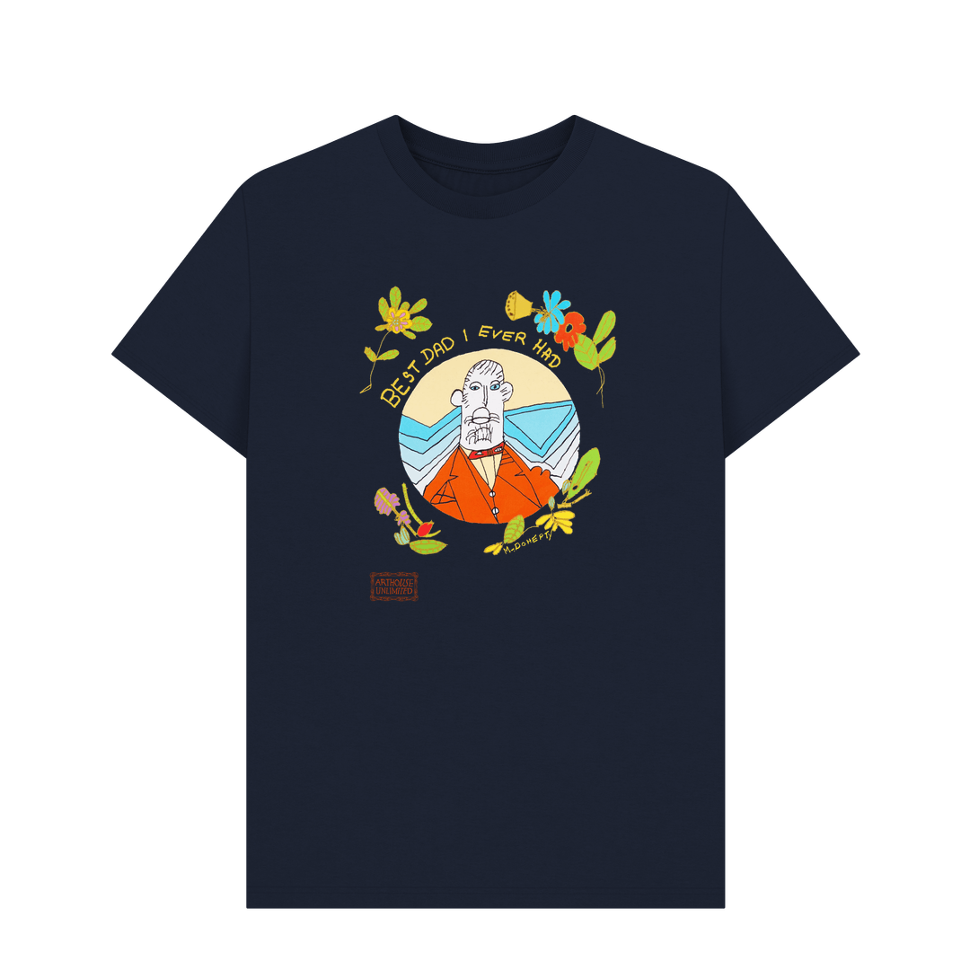 Navy Blue Printed T-shirt