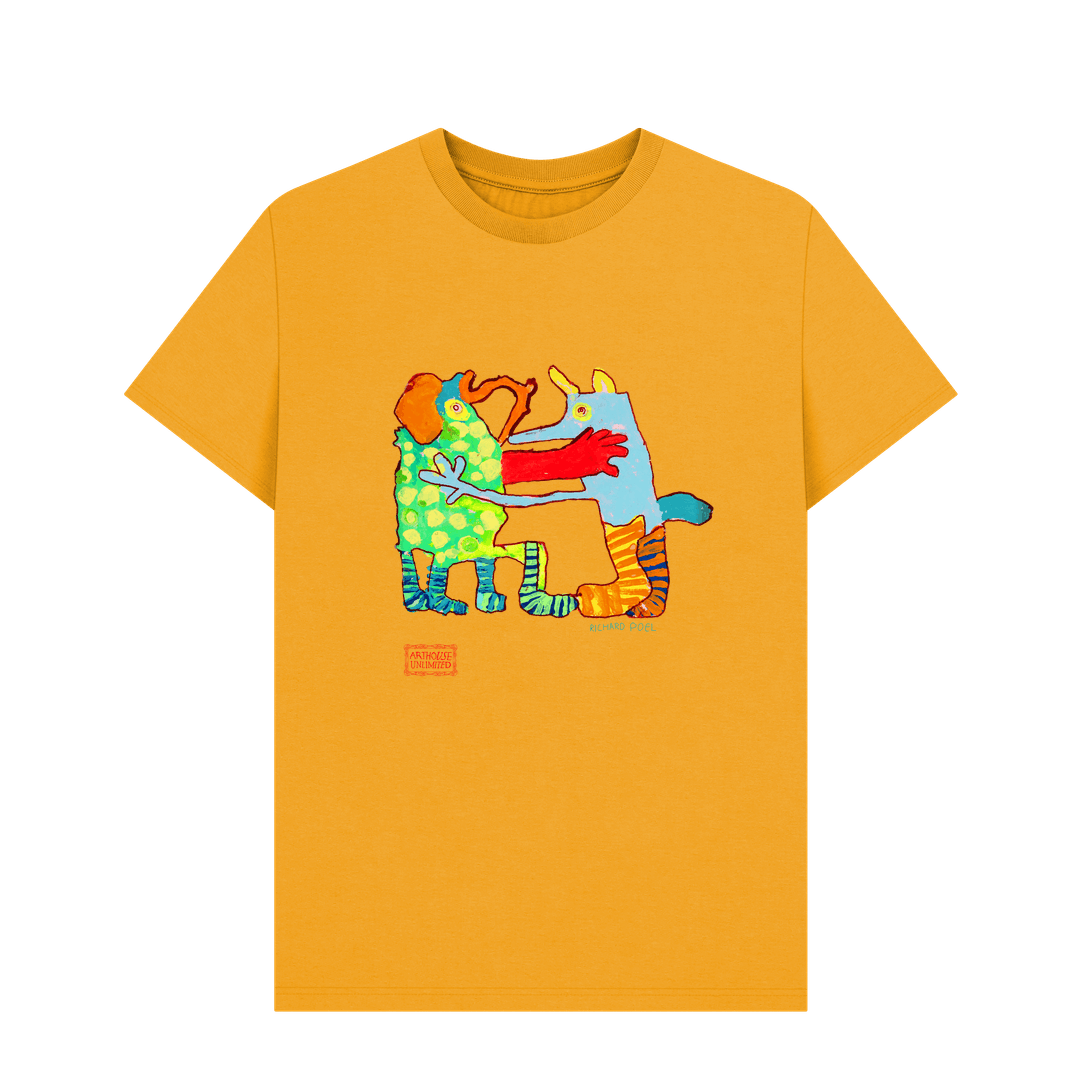 Mustard Printed T-shirt