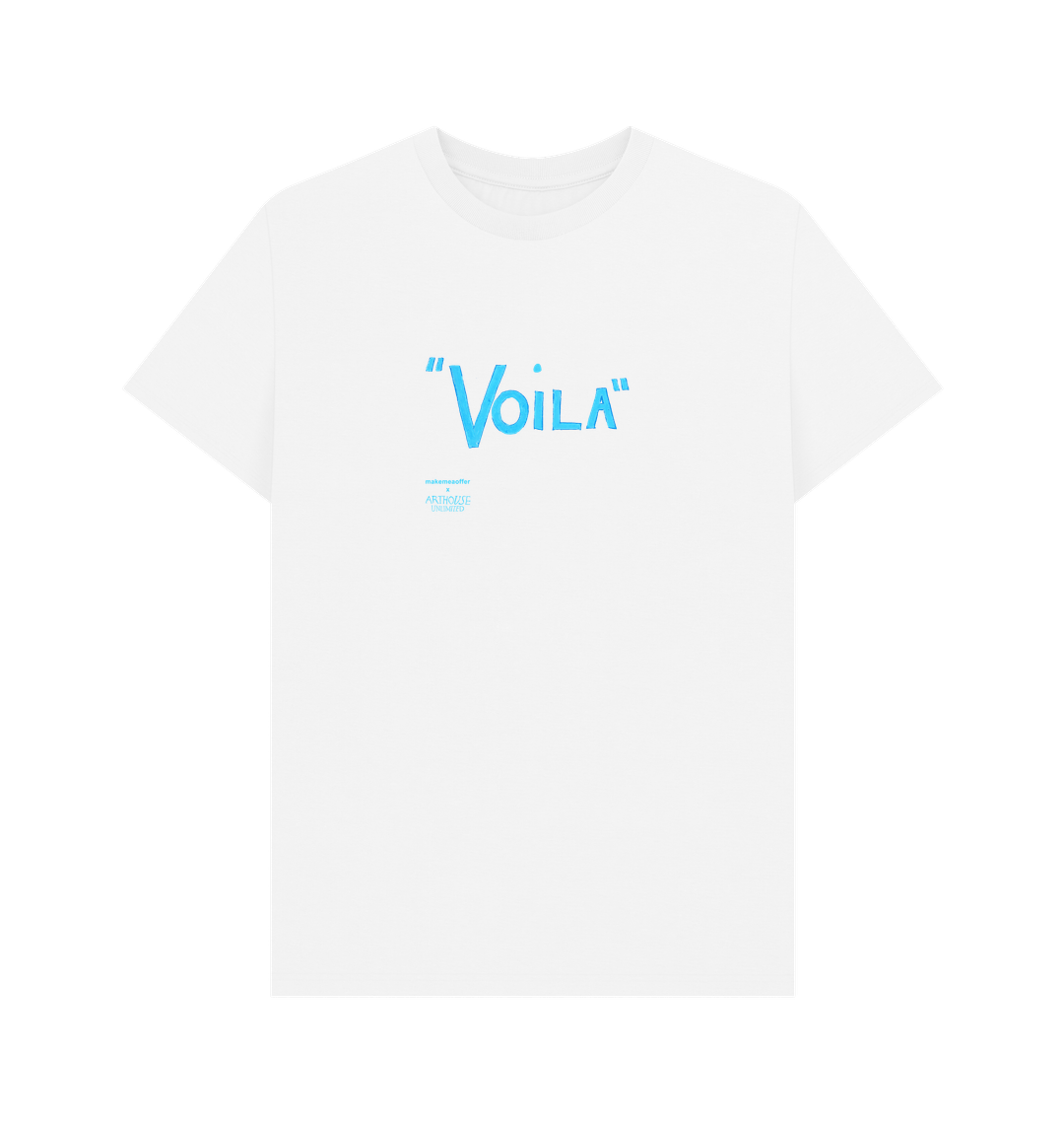 White Printed T-shirt Front