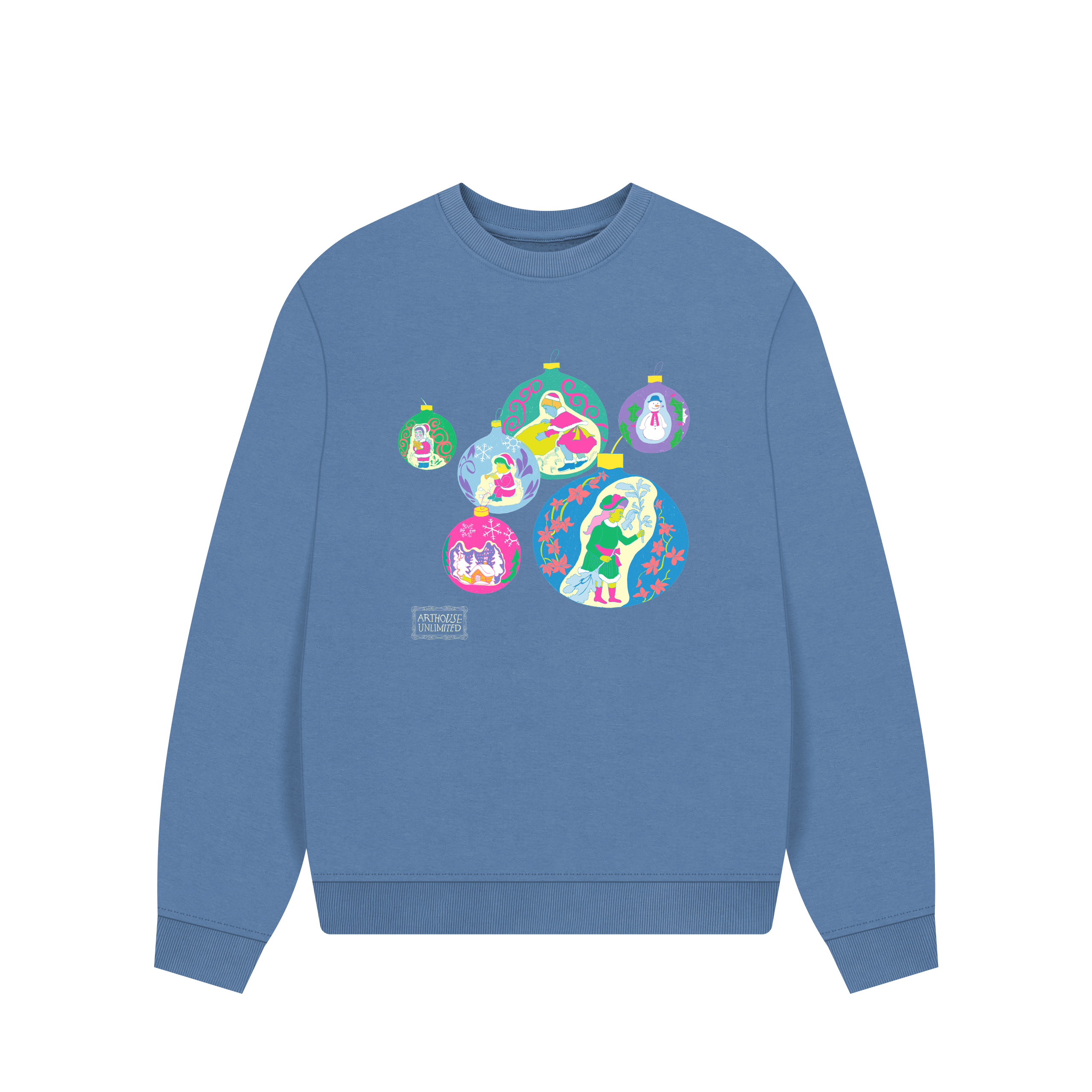 Solent Printed Sweater Front