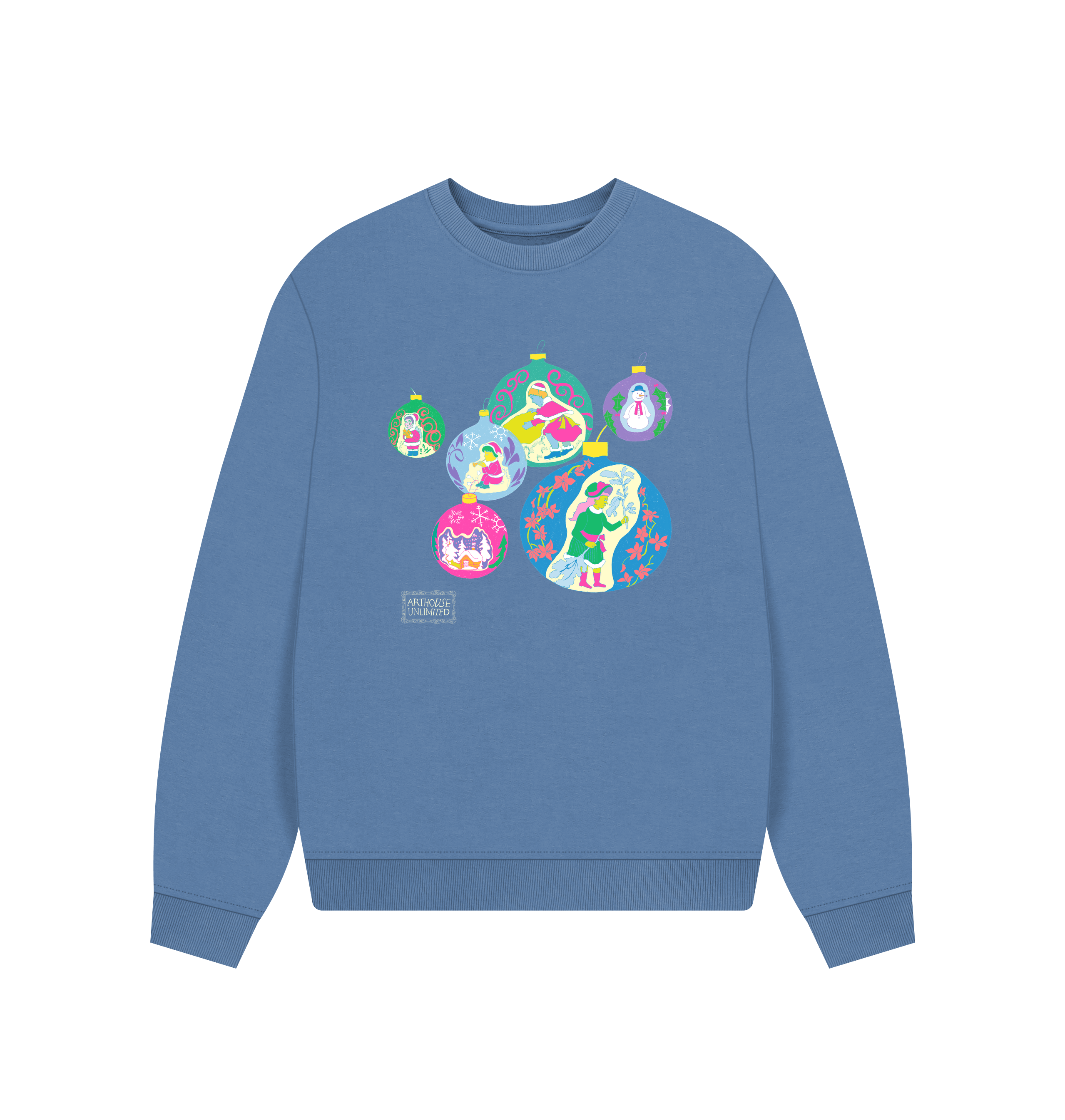 Solent Printed Sweater Front