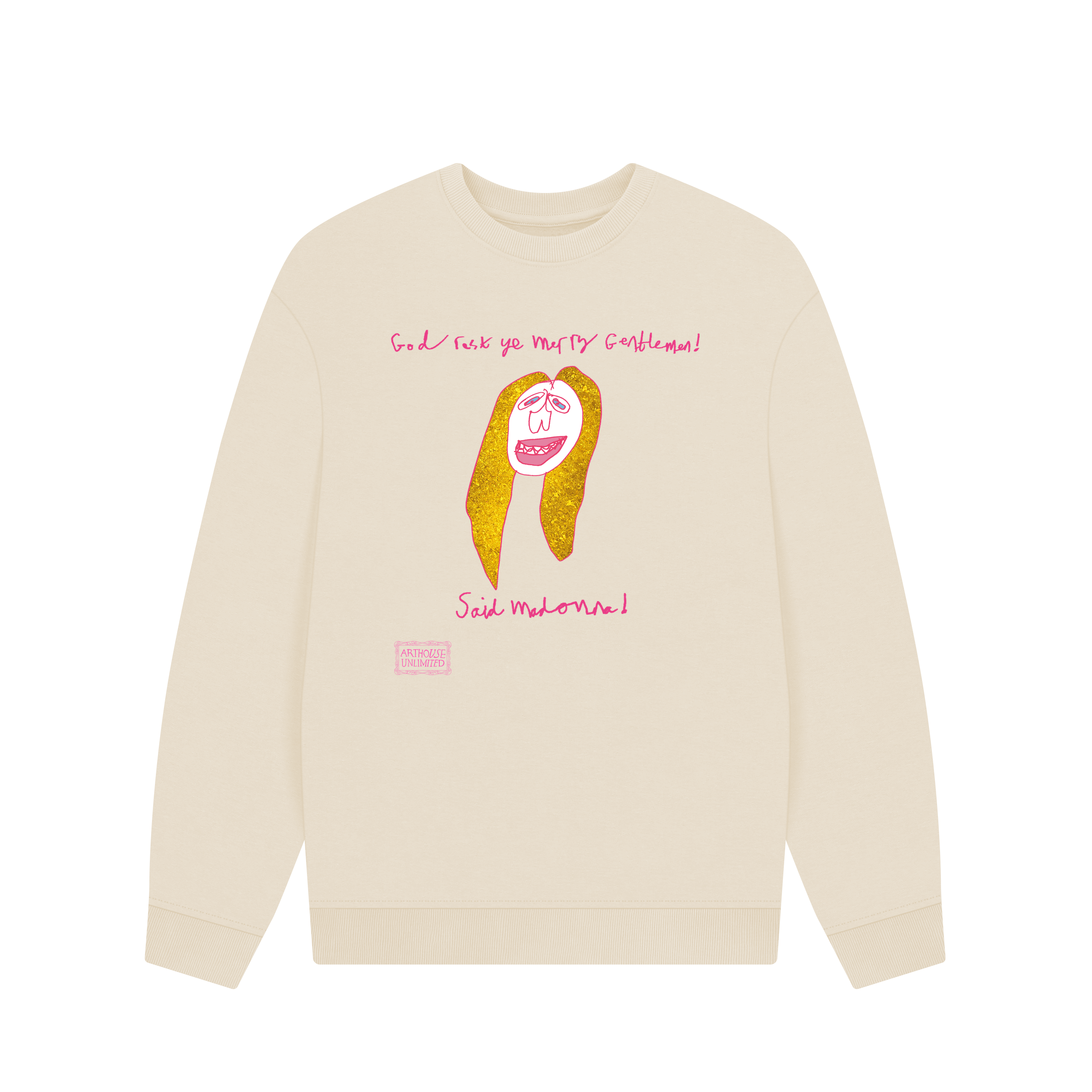 Oat Printed Sweater Front