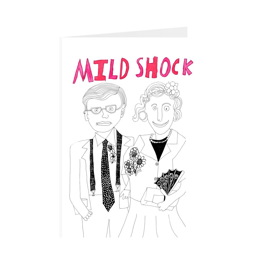 White Printed Greetings Cards Front