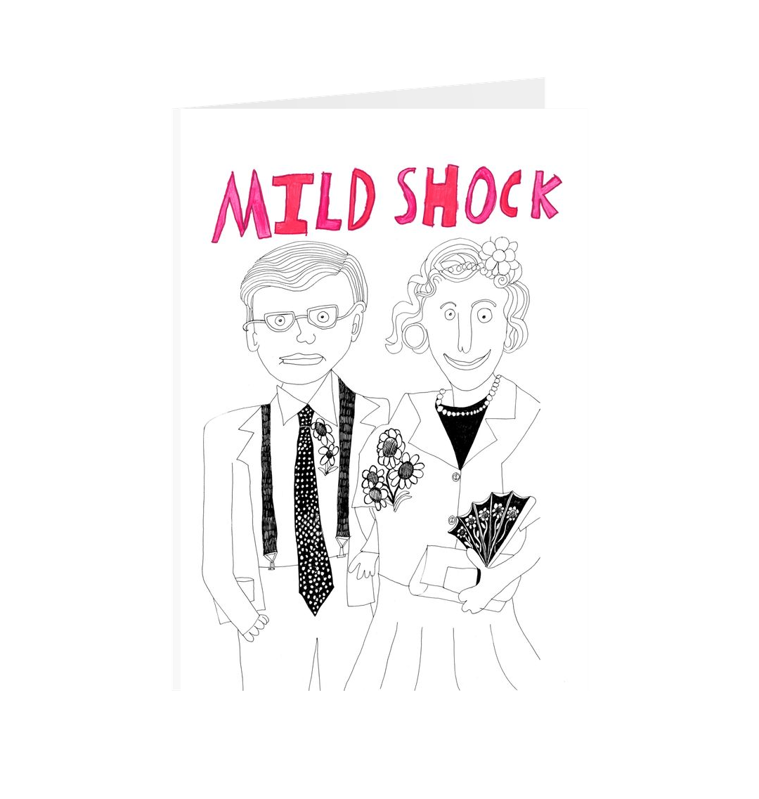 White Printed Greetings Cards Front