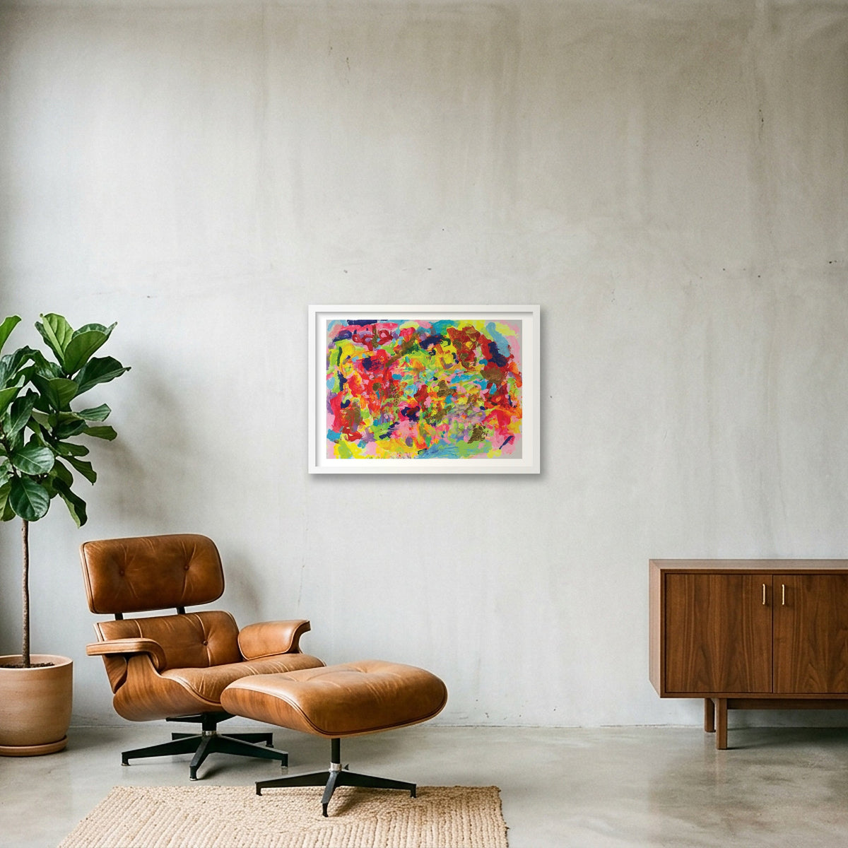 home to Somerset landscape A1 — 59×42cm, 23×17" White Frame