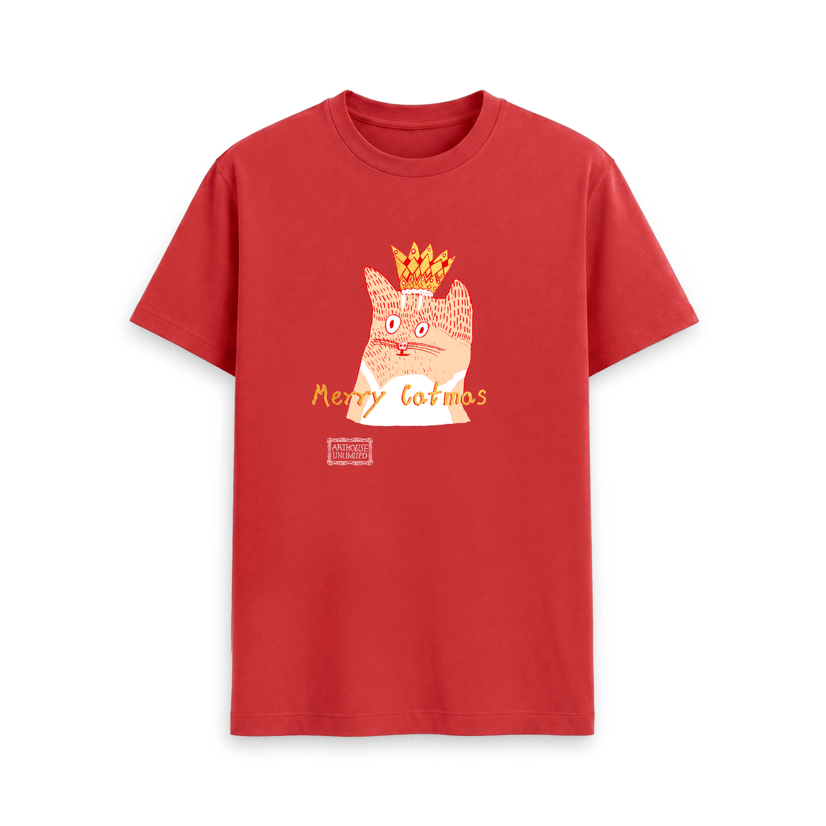 Red Printed T-shirt Front