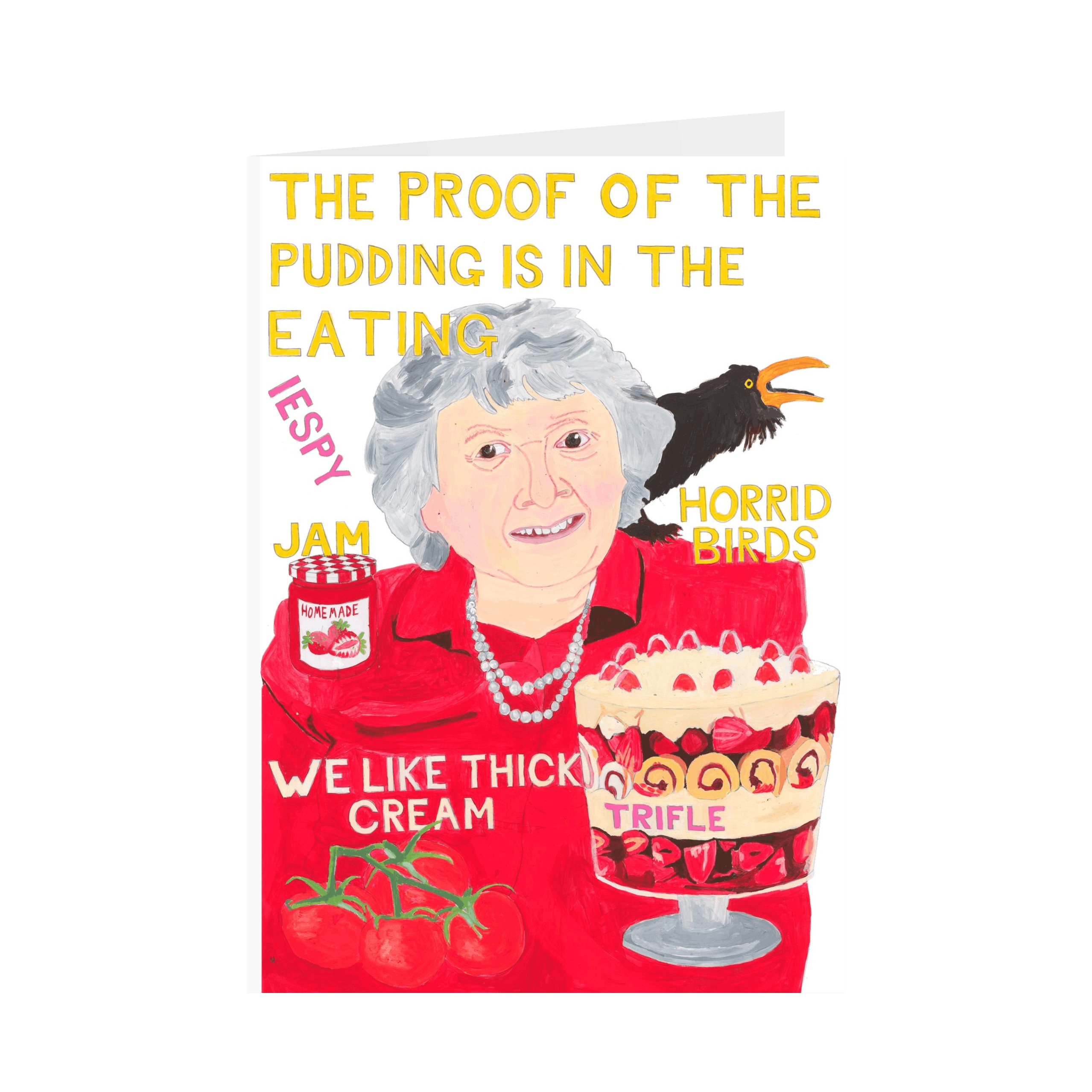 White Printed Greetings Cards Front