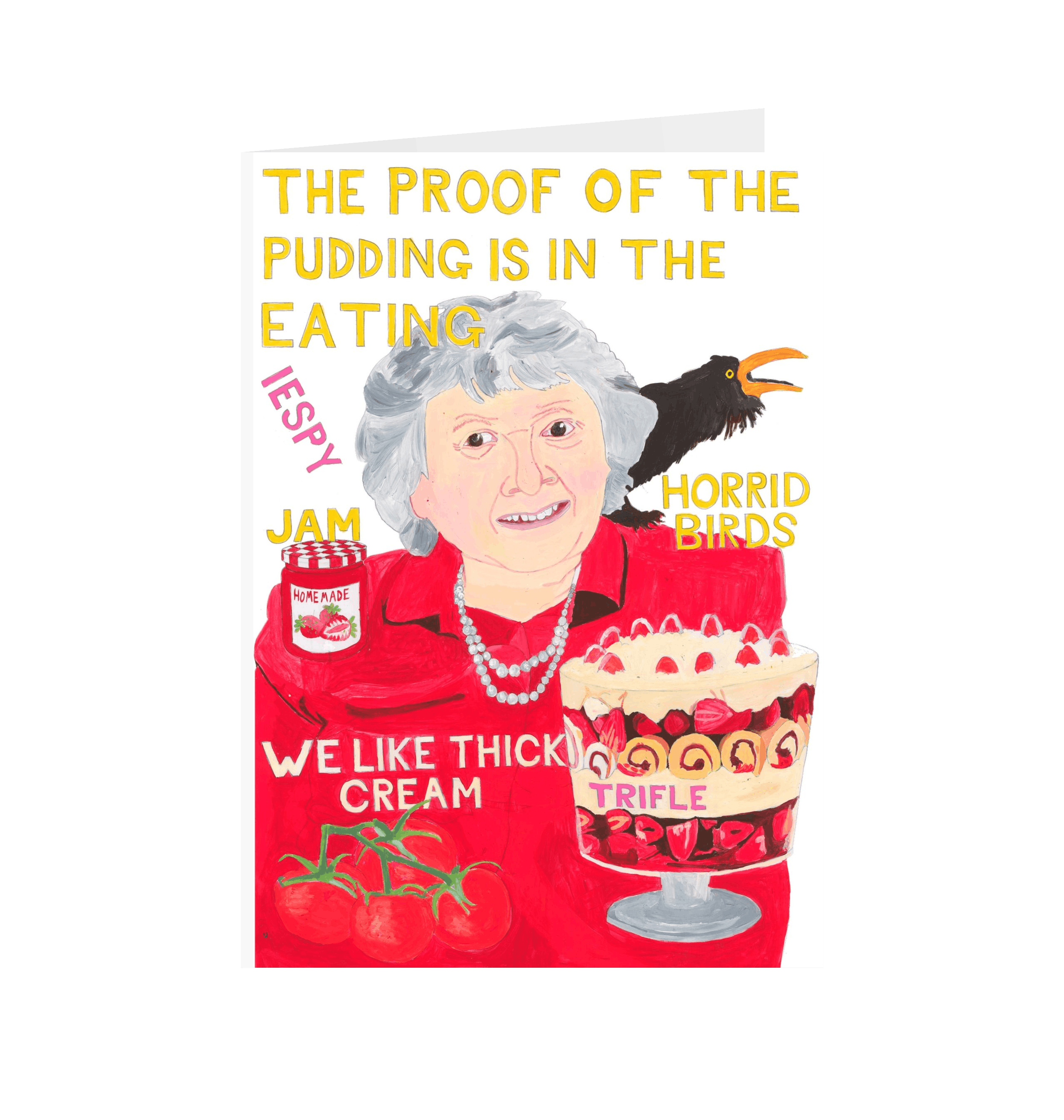 White Printed Greetings Cards Front