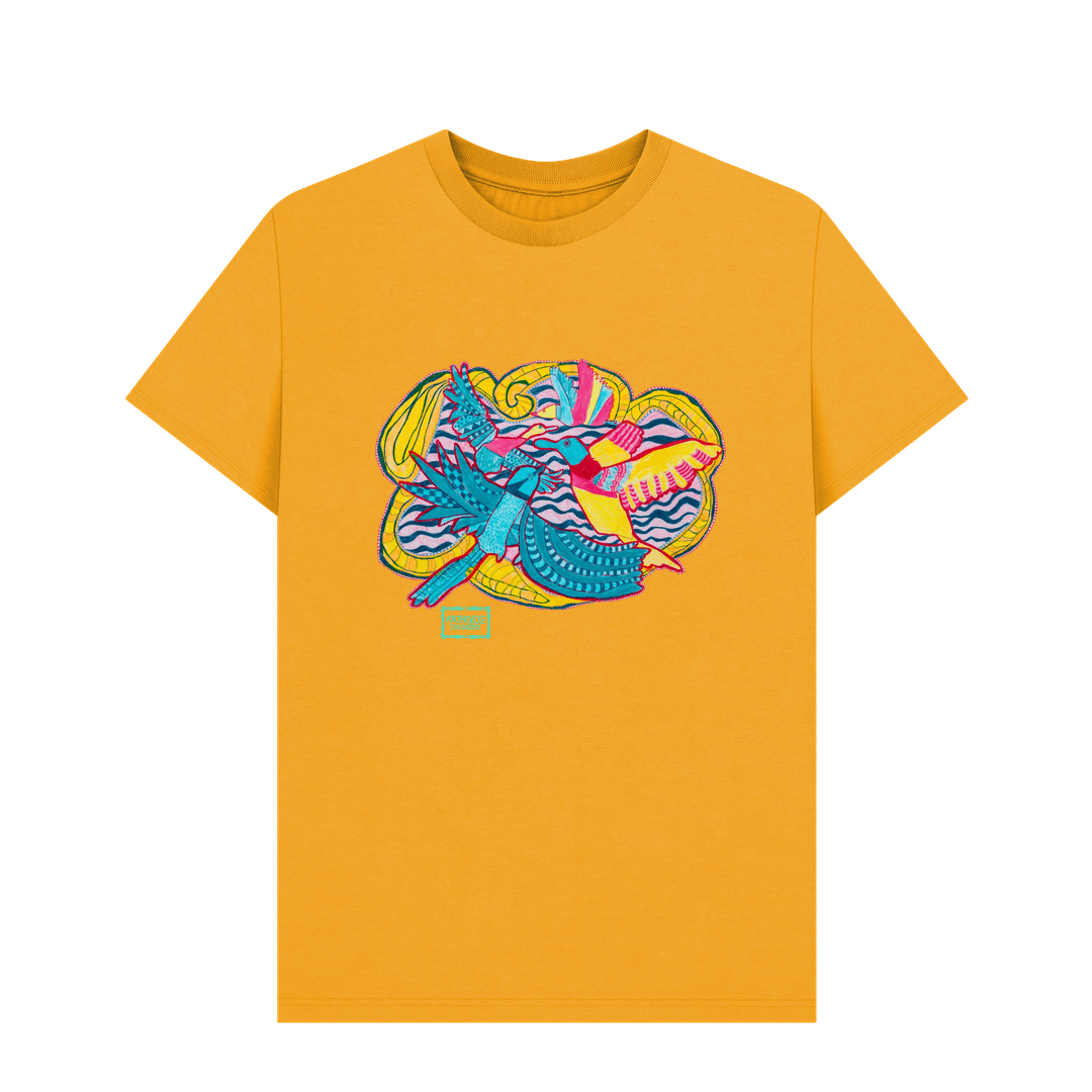 Mustard Printed T-shirt