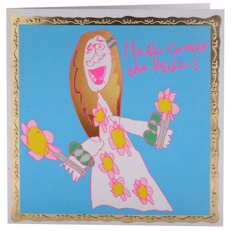 Here Comes the Bride, Greetings Card