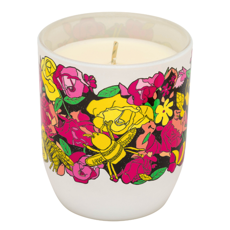 Bee Free, Plant Wax Candle - White