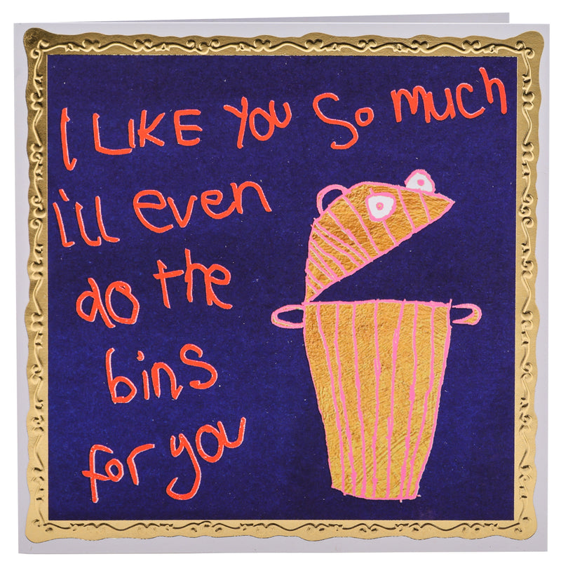 I Like You So Much, Greetings Card