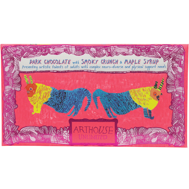 Before & After the Dentist, Dark Chocolate Bar with Smoky Crunch & Maple Syrup