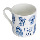 Blue Dogs, Fine Bone China Mug with dog drawings