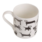 Dogalicious, Fine Bone China Mug with black dog drawings