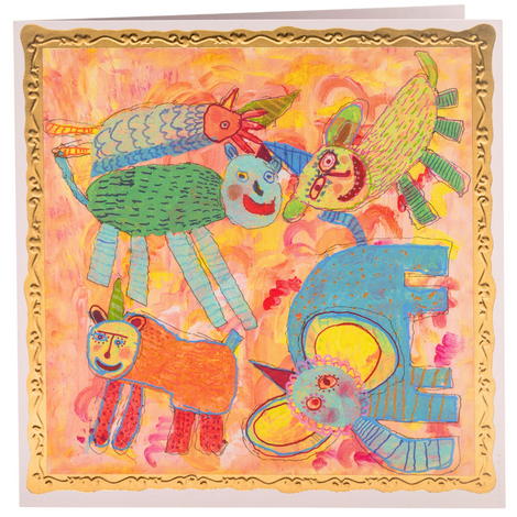 Party Animals, Greetings Card