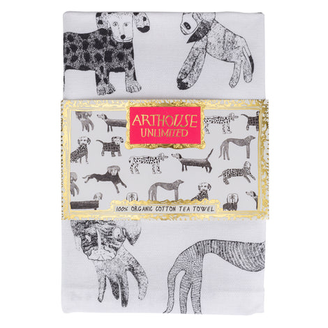 Dogalicious, 100% Organic Cotton Tea Towel with arthouse unlimited belly band