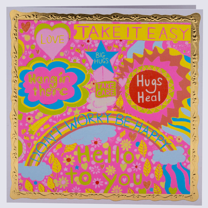 Take it Easy, Greetings Card