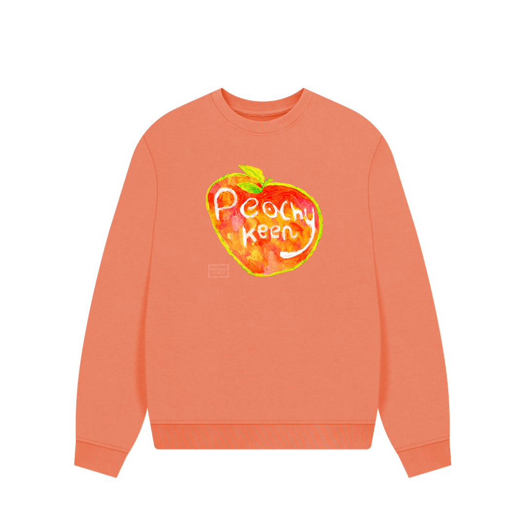 Apricot Printed Sweater