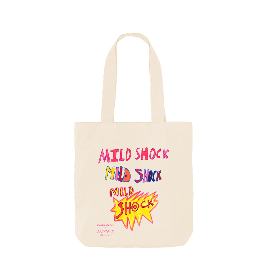 Natural Printed Bag Front