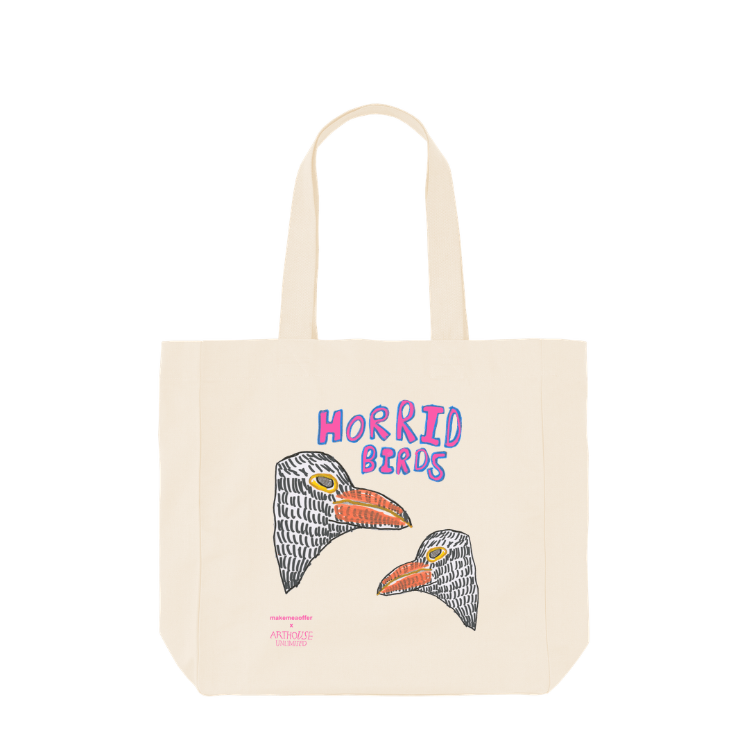 Natural Printed Bag Front