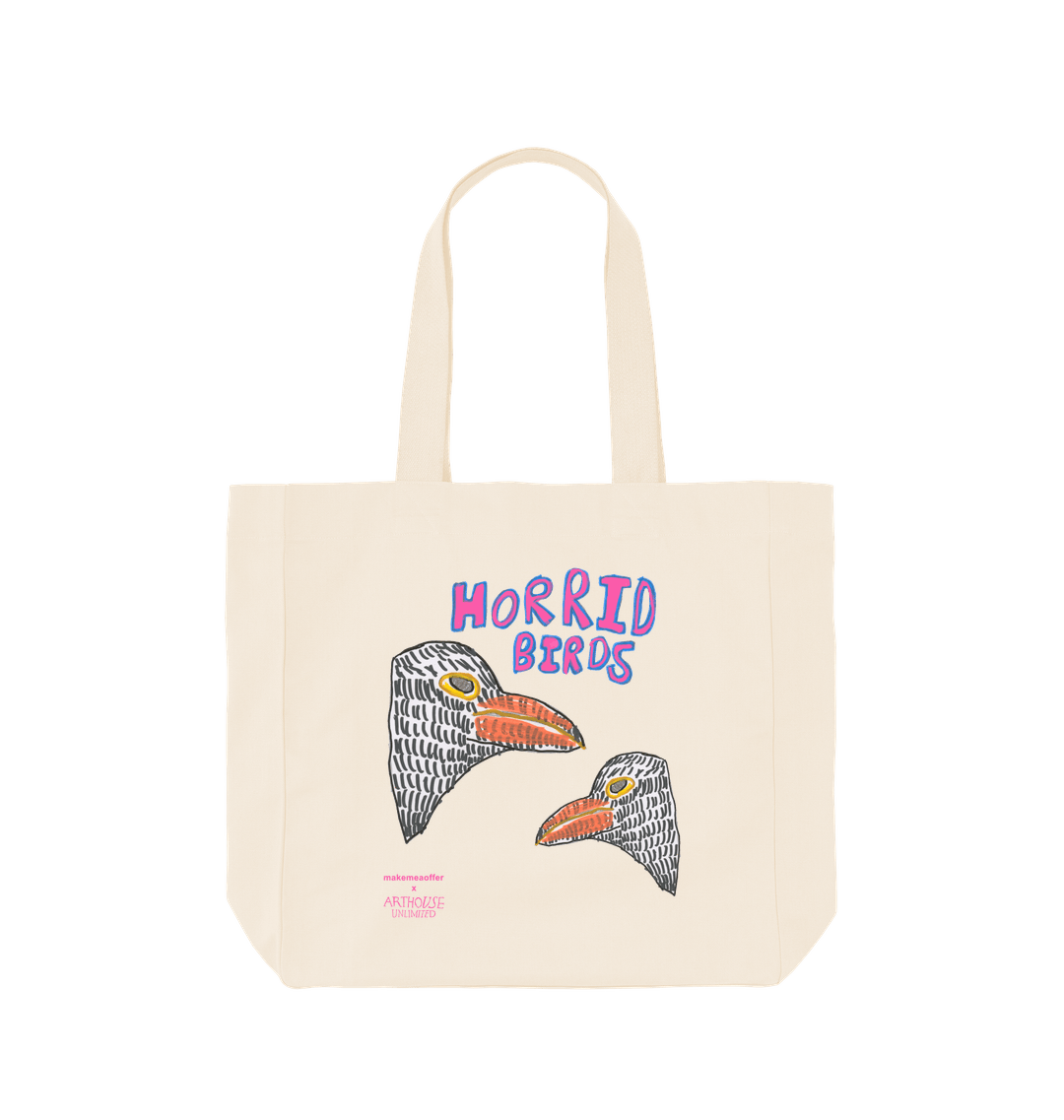 Natural Printed Bag Front