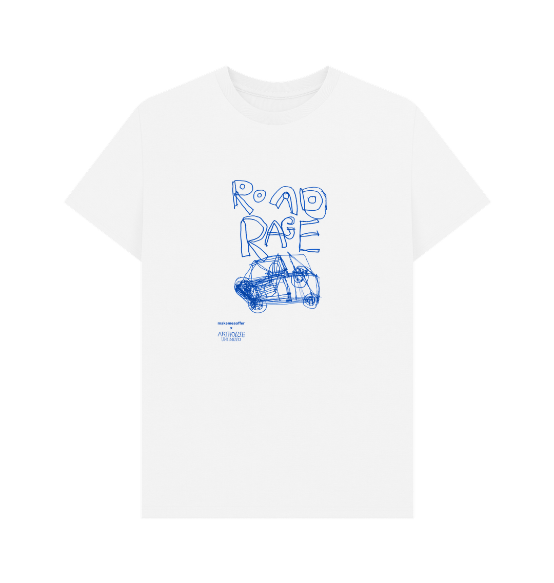 White Printed T-shirt Front