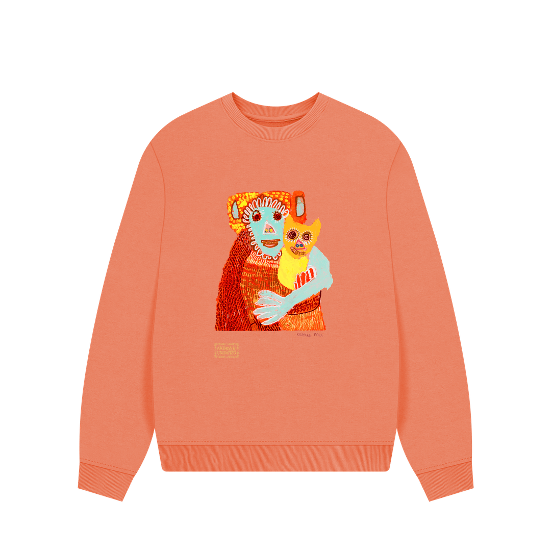 Apricot Printed Sweater