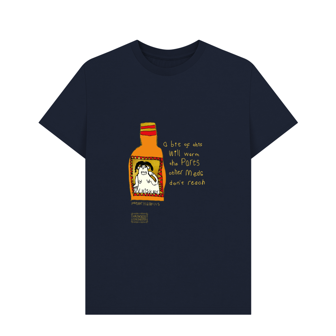 Navy Blue Printed T-shirt