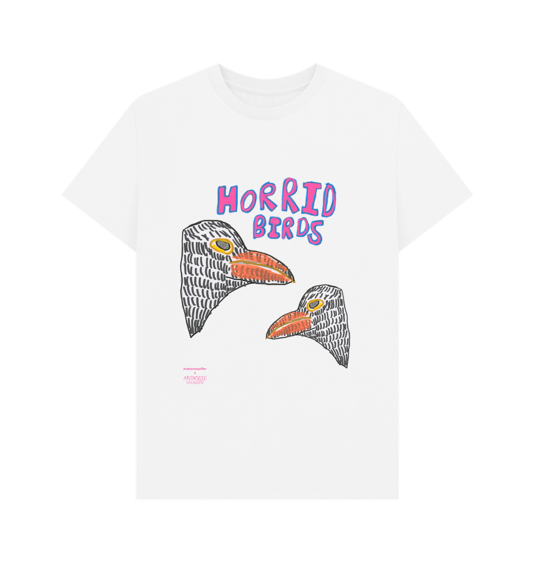 White Printed T-shirt Front