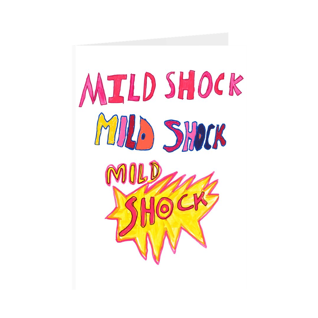 White Printed Greetings Cards Front