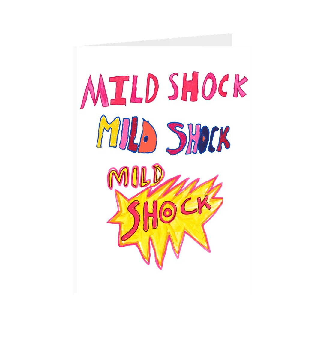 White Printed Greetings Cards Front