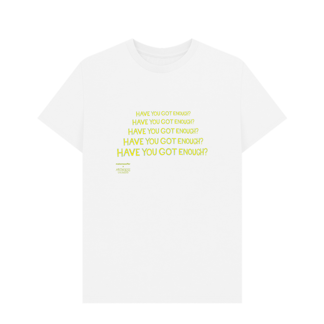 White Printed T-shirt Front