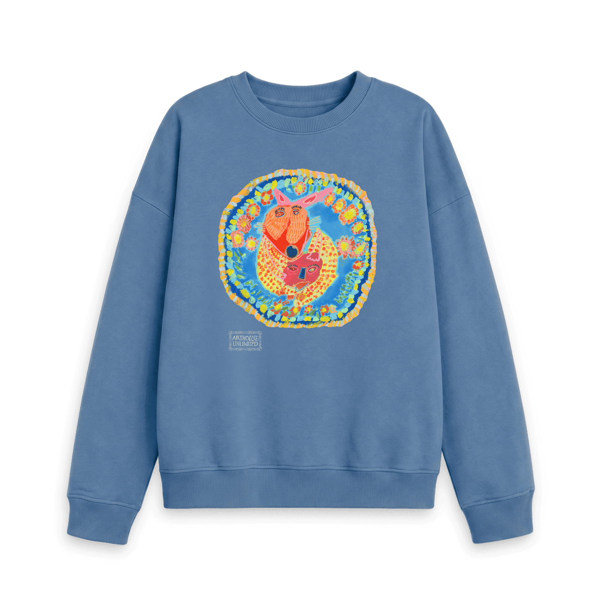 Solent Printed Sweater Front
