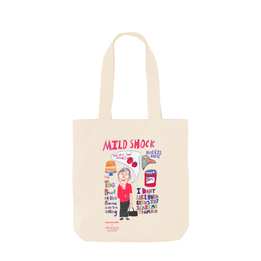 Natural Printed Bag Front