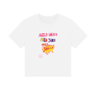 White Printed T-shirt Front
