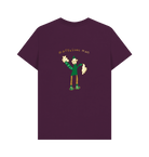 Purple Printed T-shirt Back