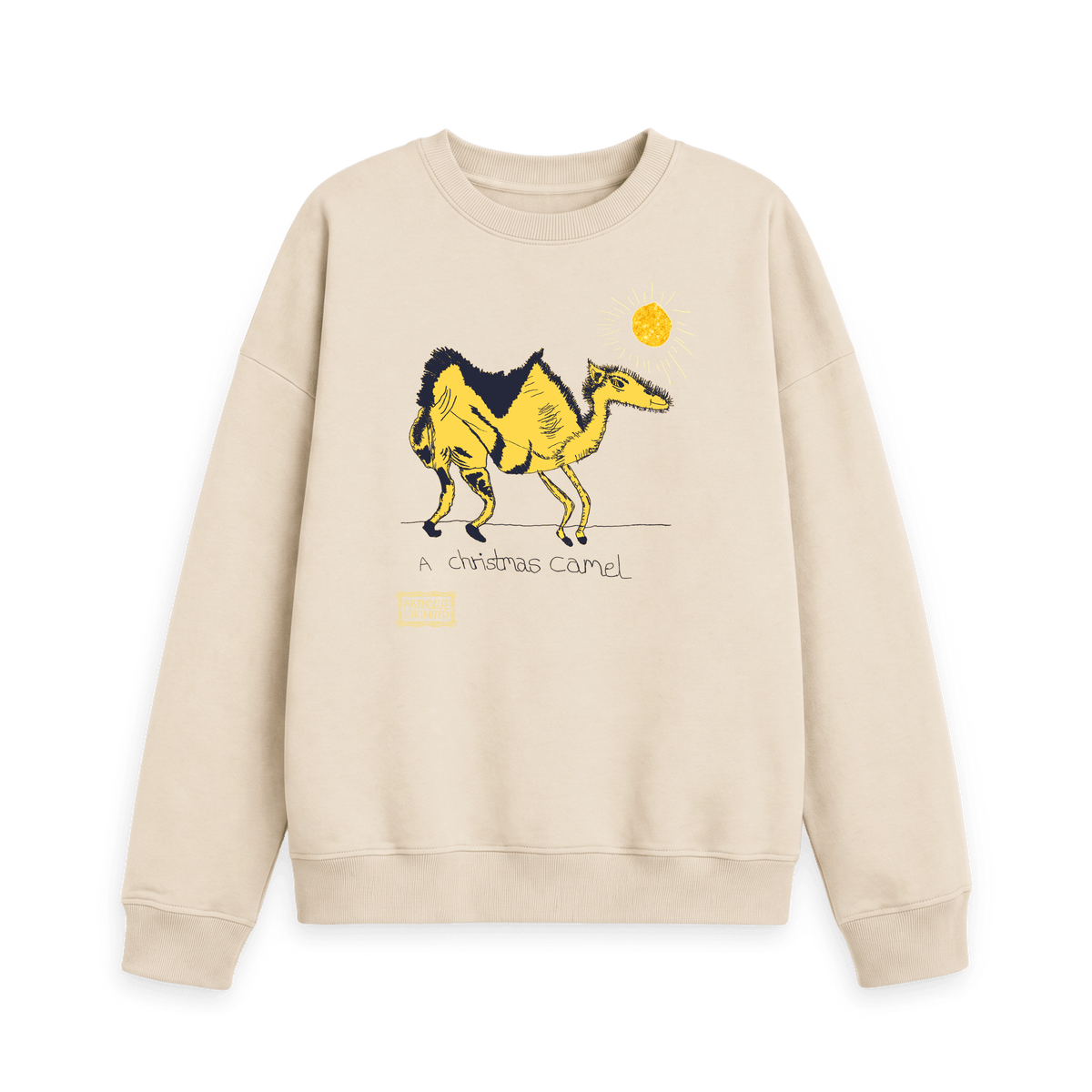Oat Printed Sweater Front