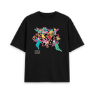 Black Printed T-shirt Front