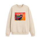 Oat Printed Sweater Front