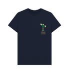 Navy Blue Printed T-shirt Front