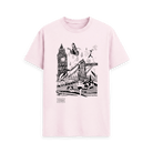 Pink Printed T-shirt Front