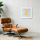 new baby. Don't drop it 50 x 50 — 30×30cm, 12×12" White Frame