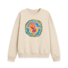 Oat Printed Sweater Front