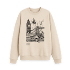 Oat Printed Sweater Front