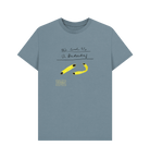 Stone Blue Printed T-shirt Front