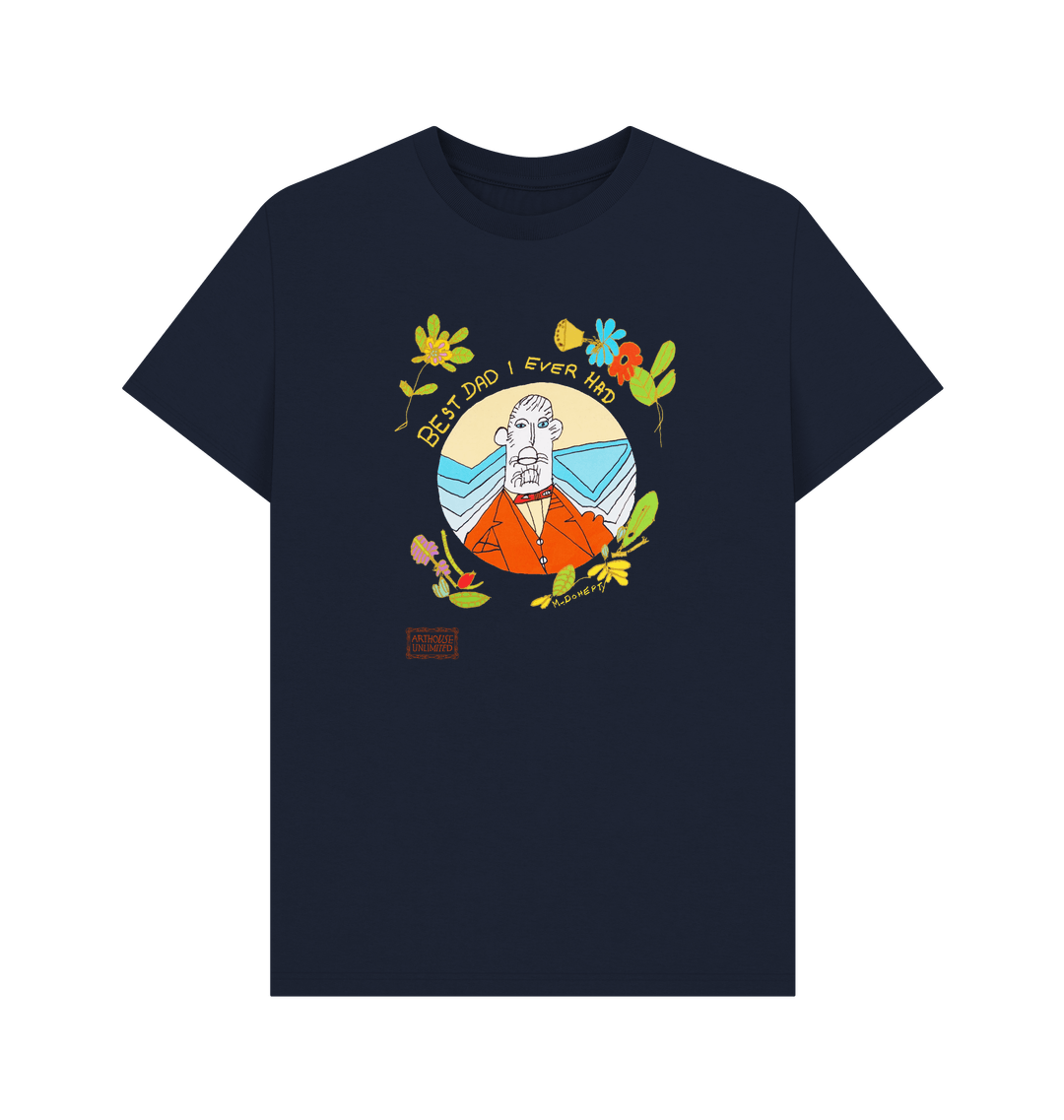 Navy Blue Printed T-shirt